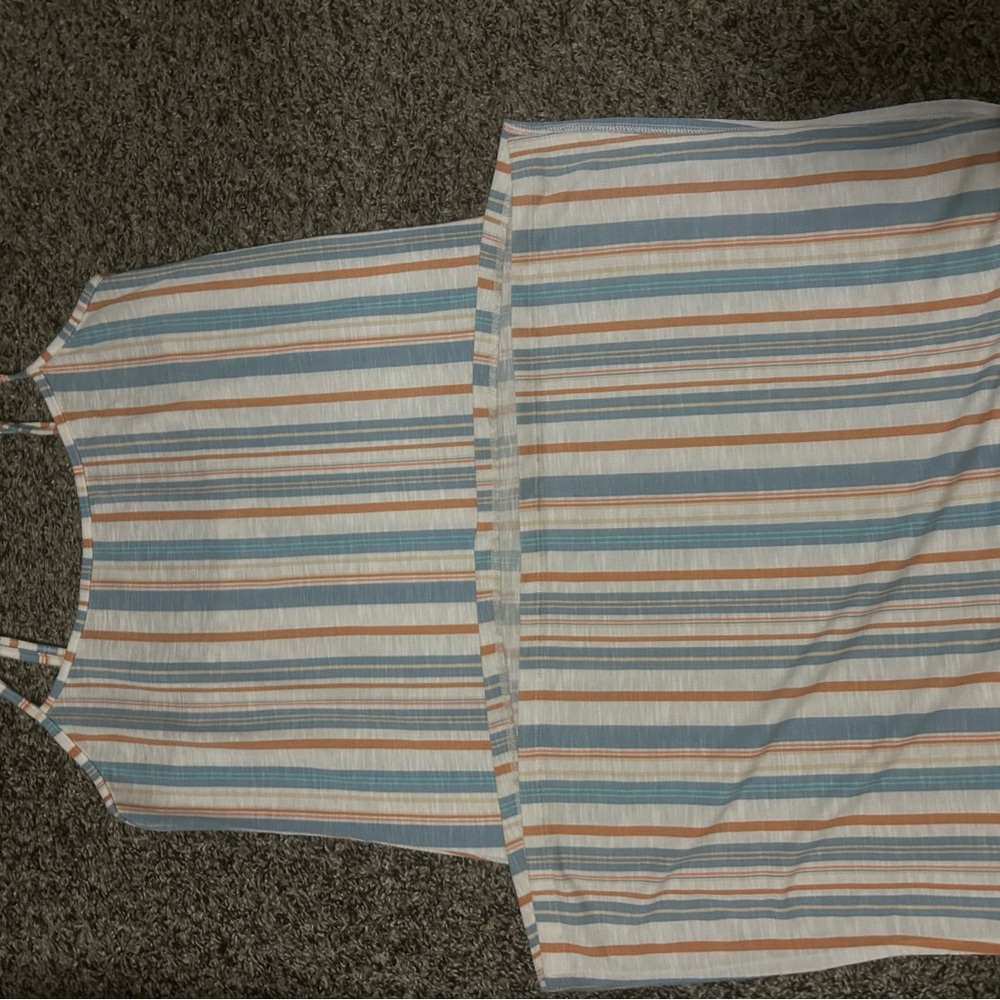 ROXY STRIPPED MAXI DRESS